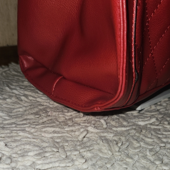 Christian Lacroix Red Quilted Handbag - Picture 7 of 9